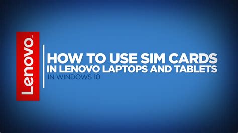 lenovo thinkpad sim card driver